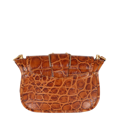 Blaze Bag in Crocodile-Print Leather