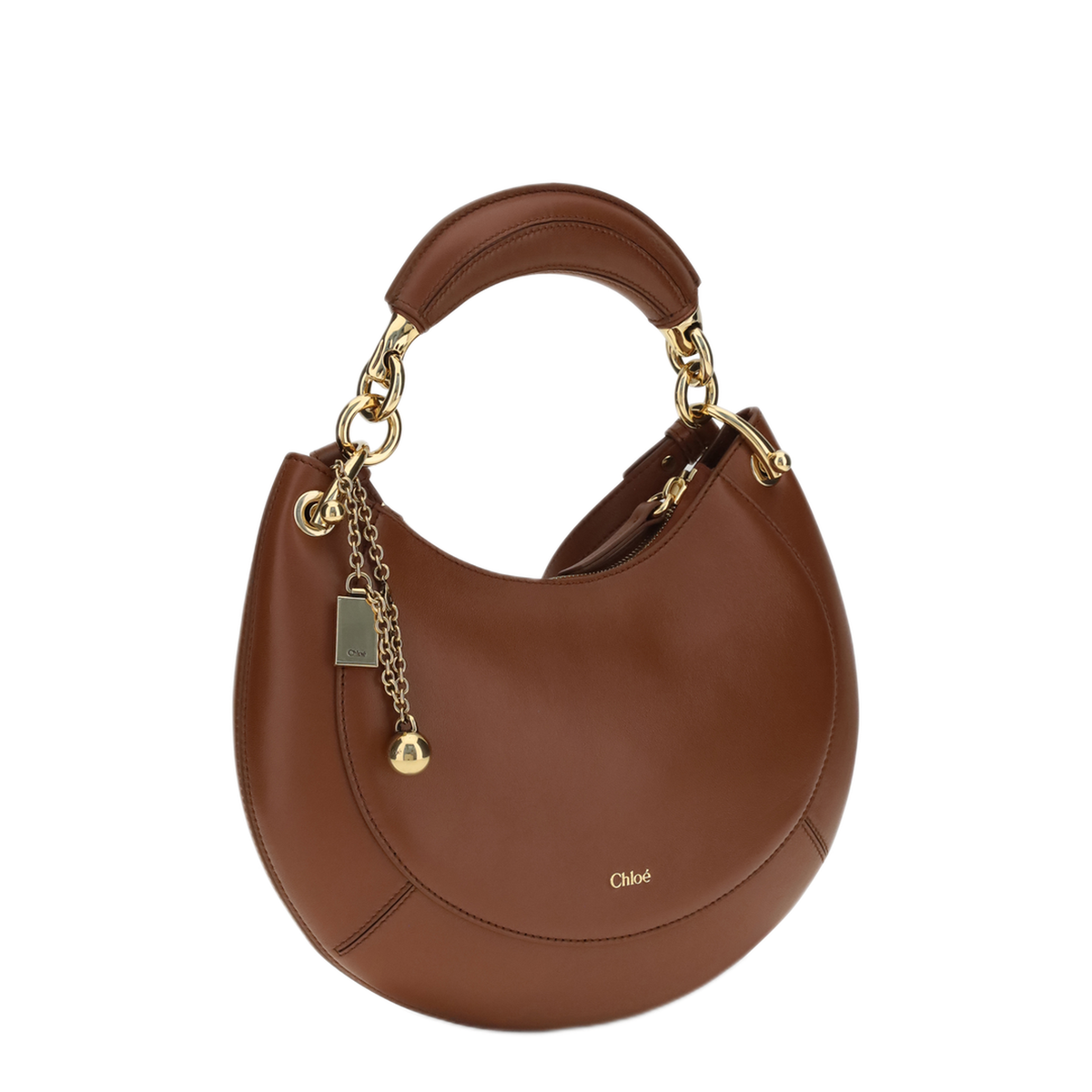 Banana Small Nappa Lambskin Handbag - Blushy Brown