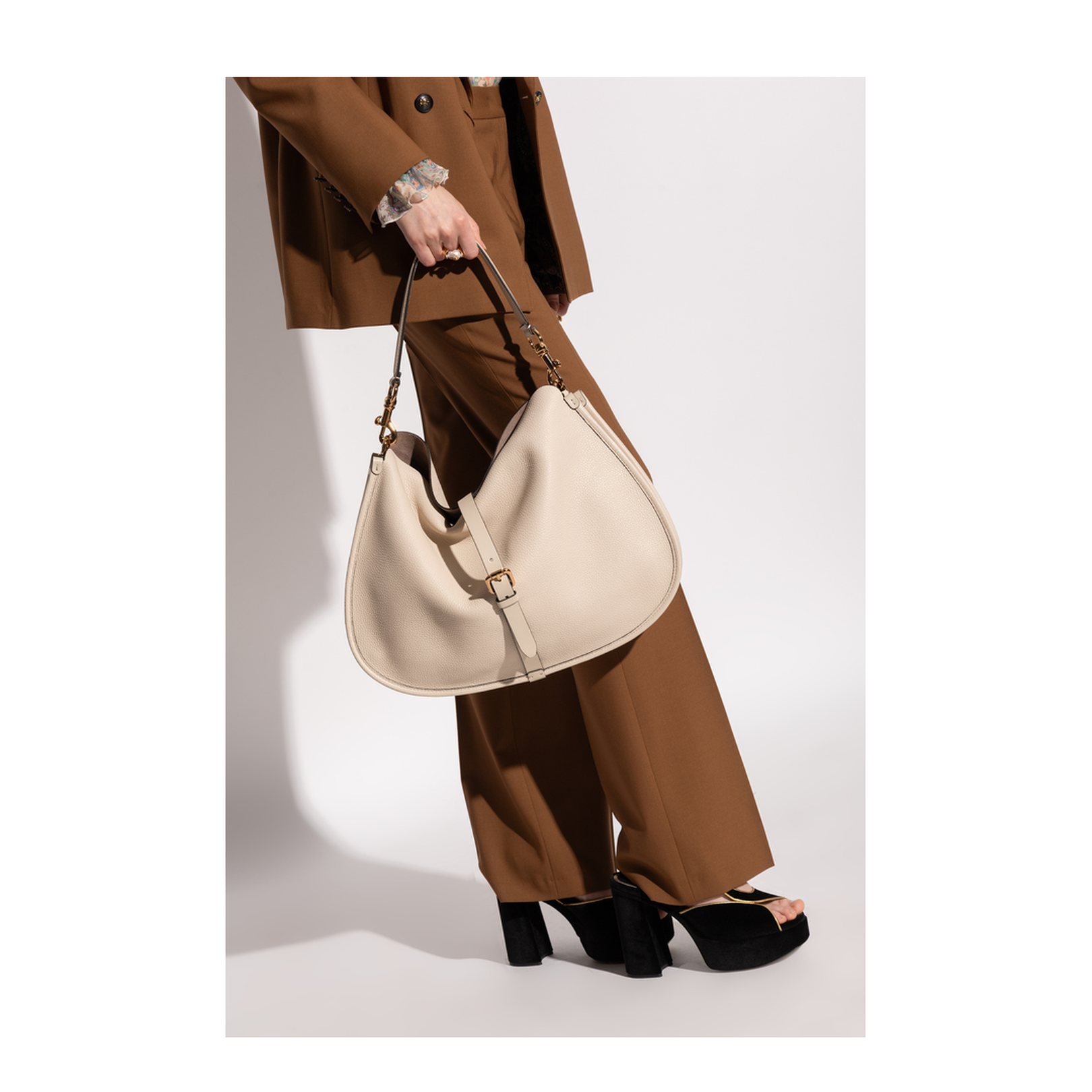 Maxi Leather Pony Bag