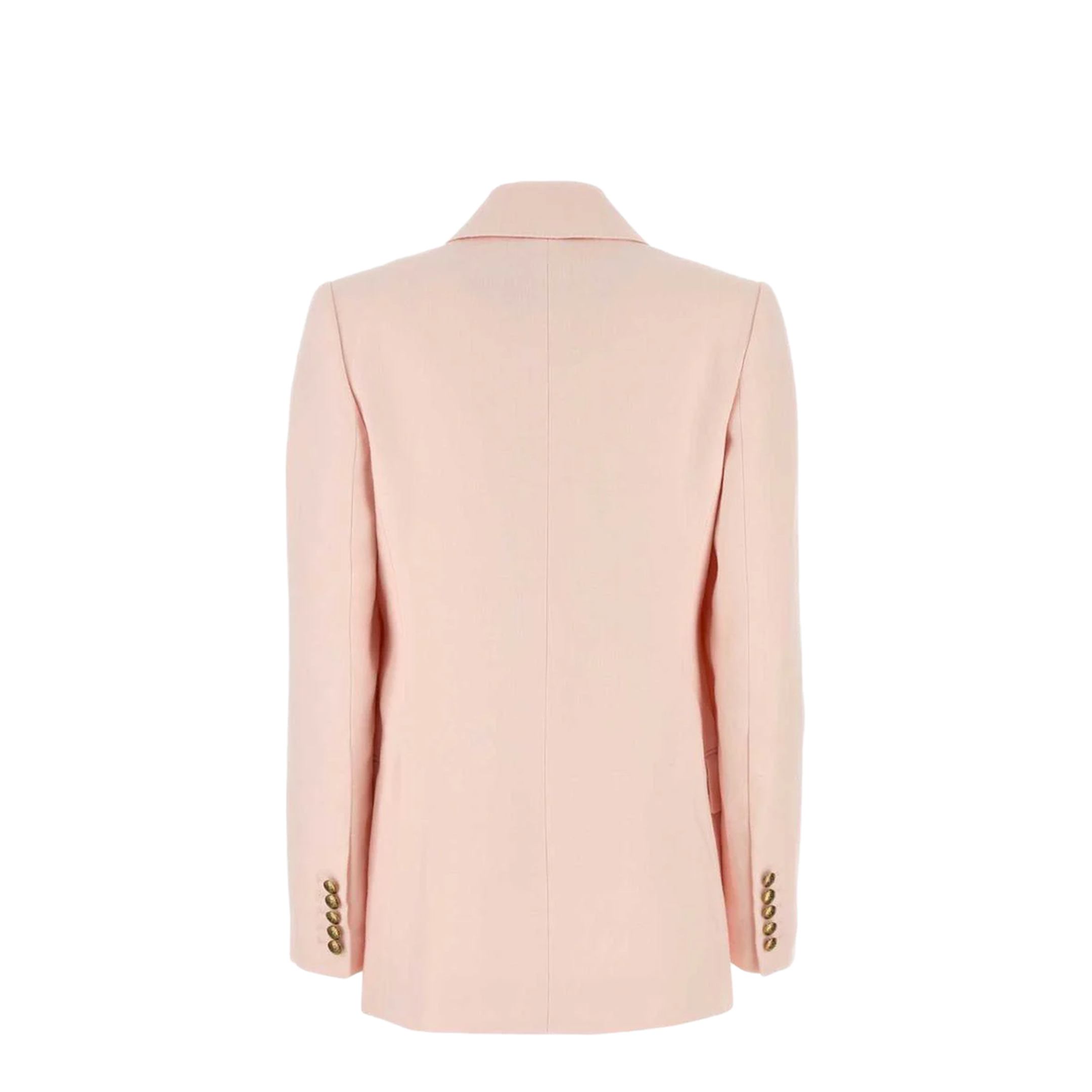 Pastel Pink Linen Crush Blazer