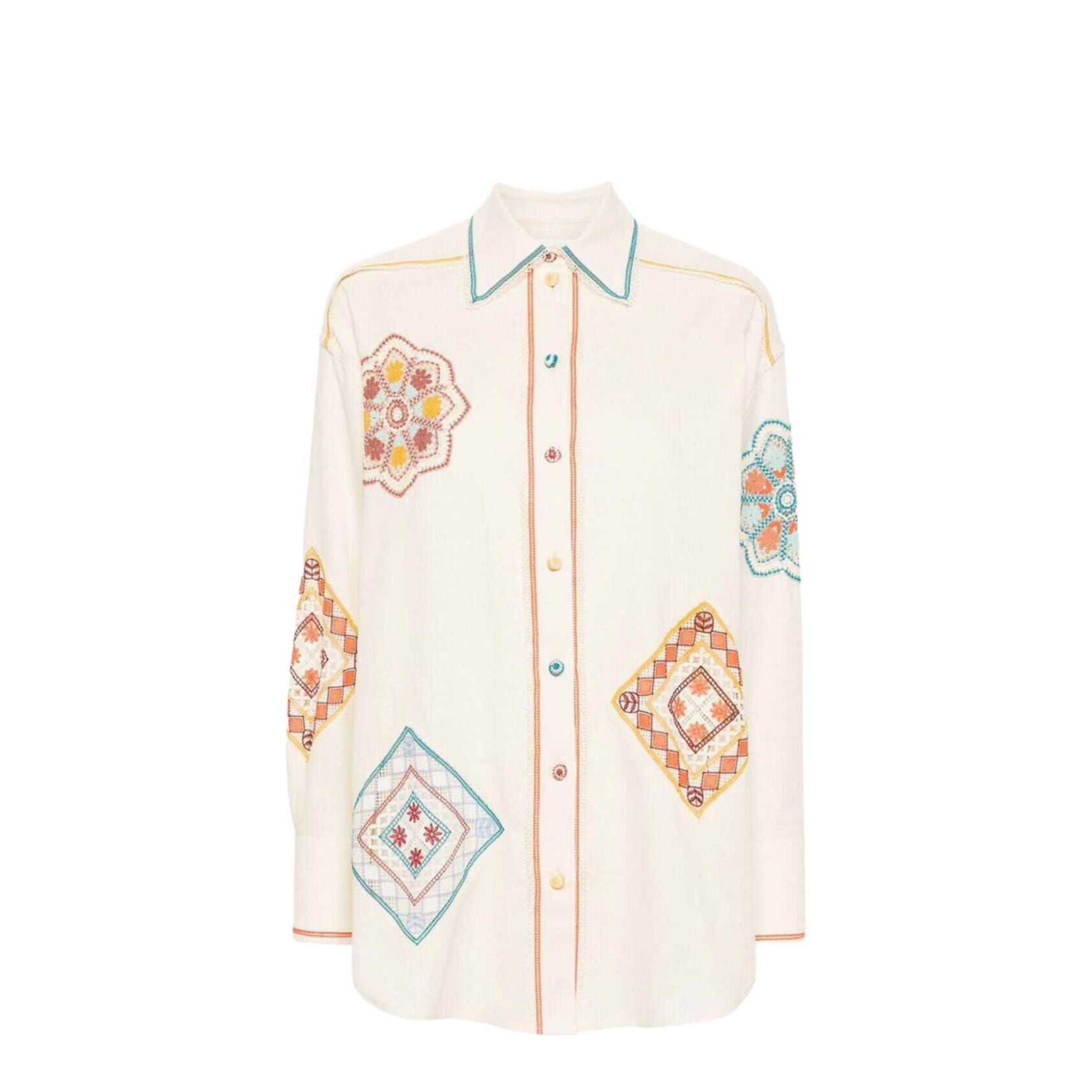 Ottie Doily Shirt - Multicolour