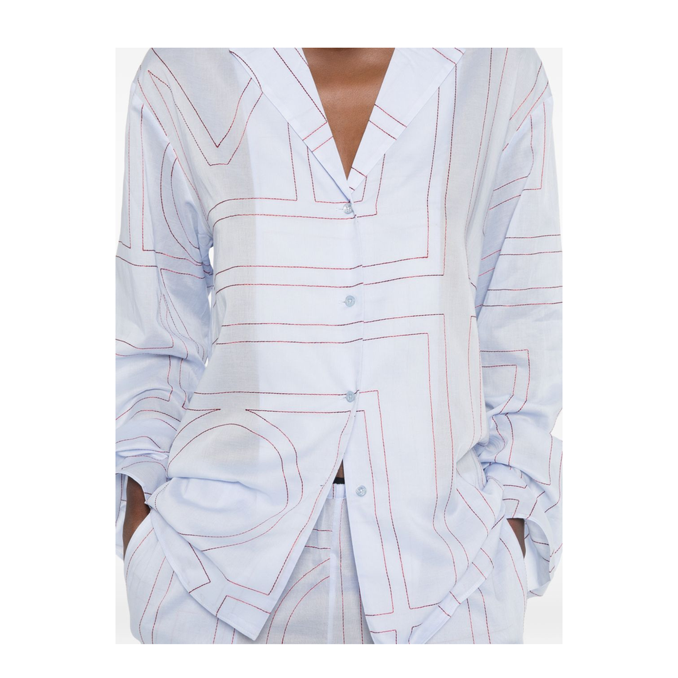 MAYFEYR - Toteme - Light Blue Shirt - 243WRT976FB0239206
