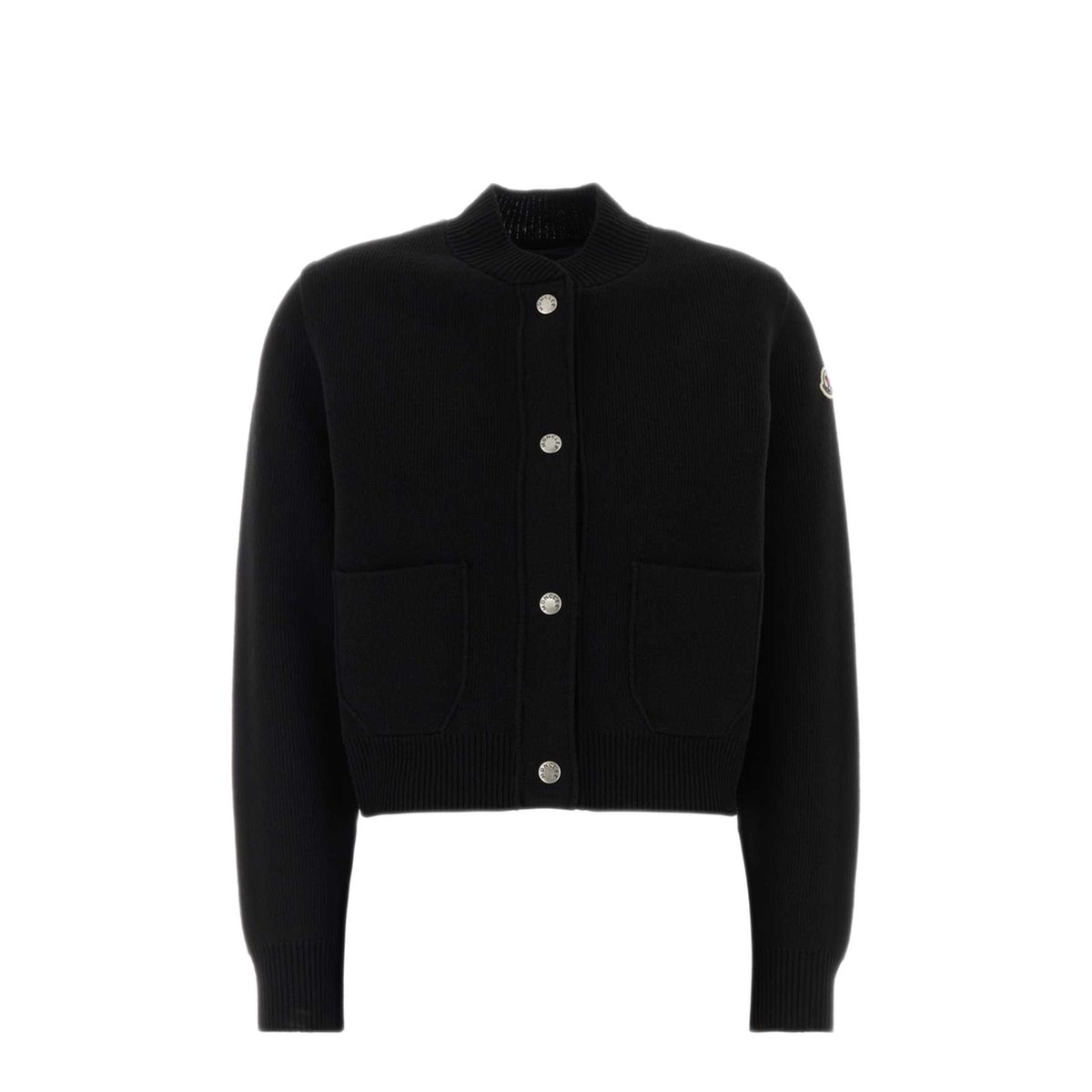 MAYFEYR - Moncler - Black Stretch Wool Blend Cardigan - L20939B00023M4281999