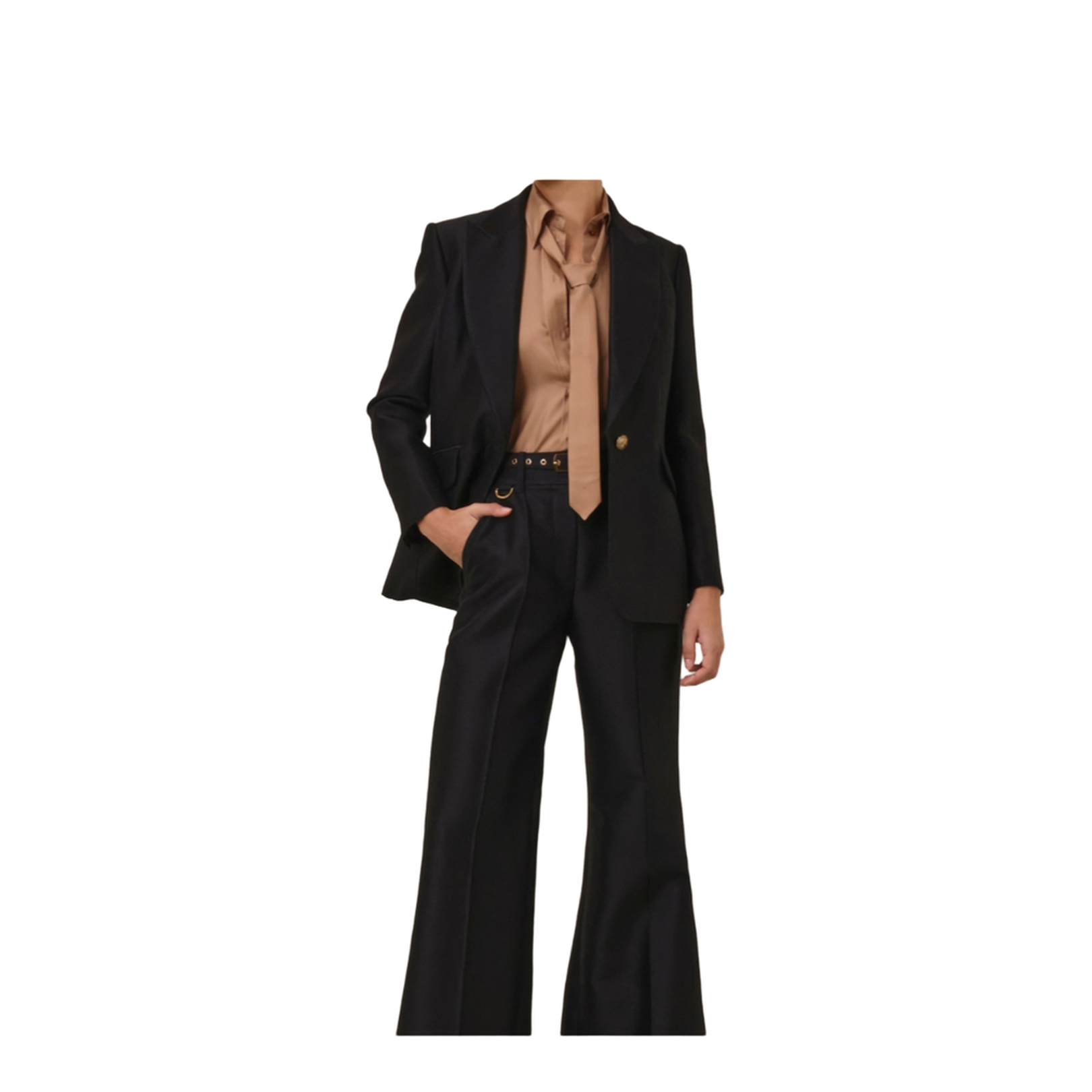 Black Wool Blend Hypnotic Blazer