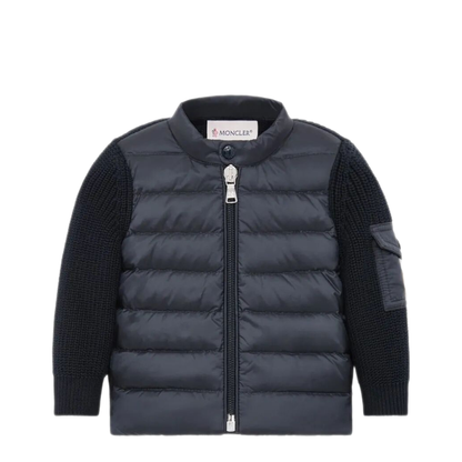MAYFEYR - Moncler - Padded Cotton Zip-Up Cardigan - L19519B00001M1367742