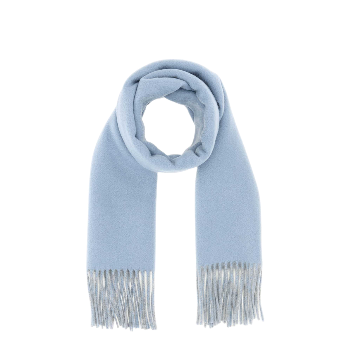 MAYFEYR - Burberry - Light Blue Cashmere Reversible Scarf - 8110018A1397