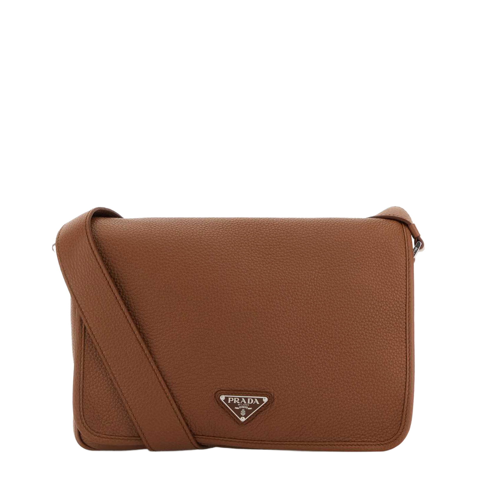 Caramel Leather Crossbody Bag