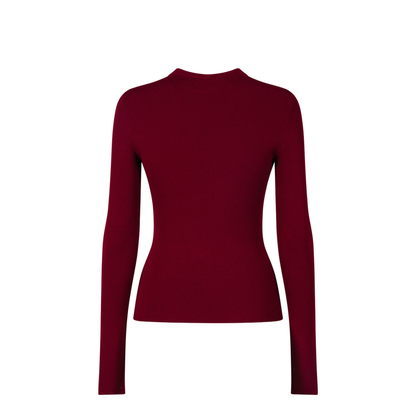 MAYFEYR - Balenciaga - Ribbed Crewneck Long-Sleeved Fitted Top - 835494T5231