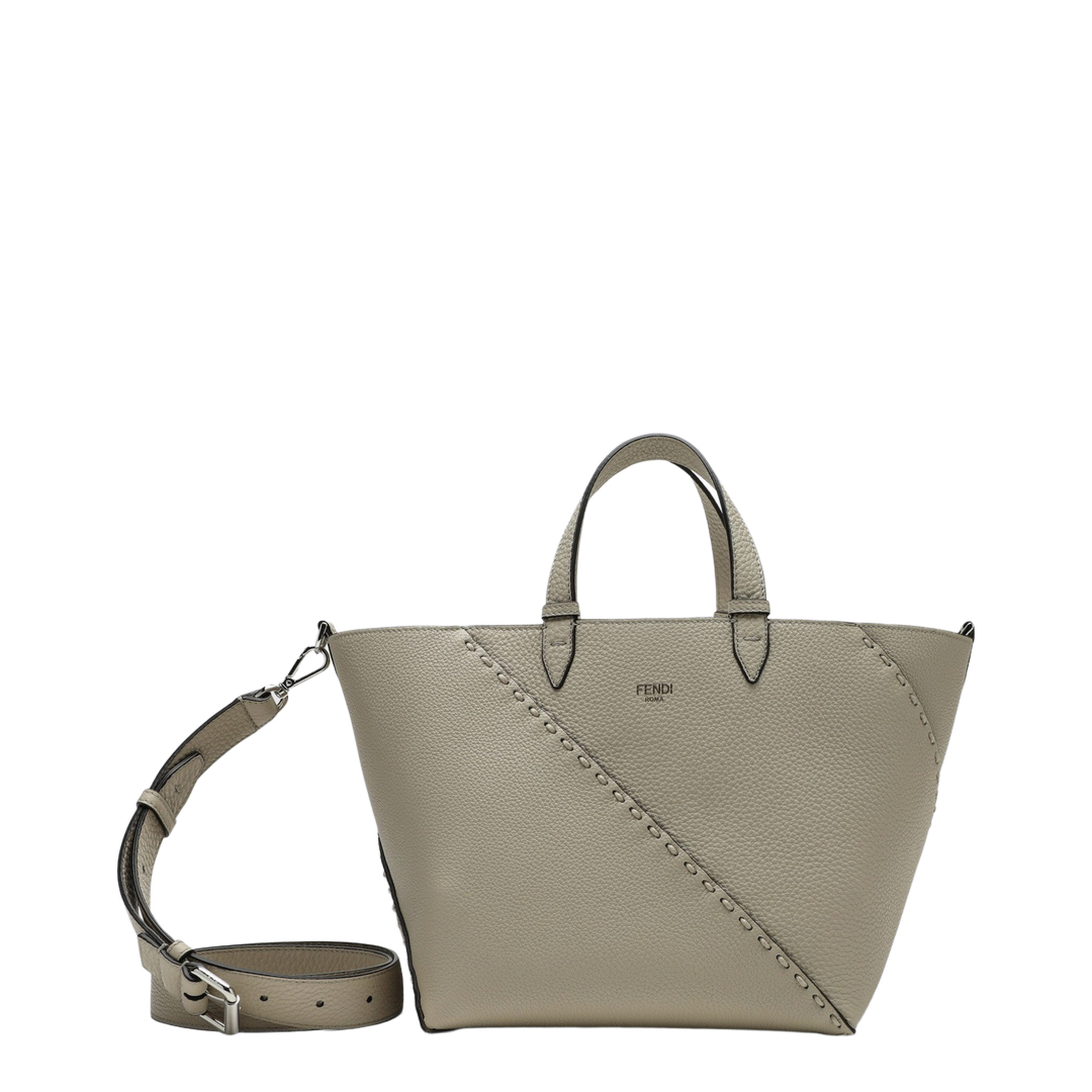 Selleria Small Leather Tote Bags - White