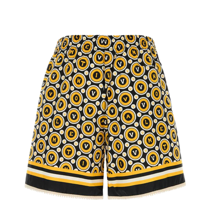 Printed Poplin Bermuda Shorts