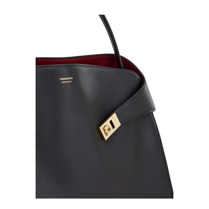 Soft Large Bicolor Shoulder Bag