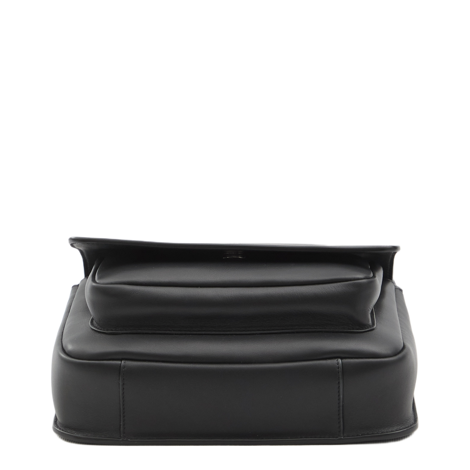 Satchel Small Leather Crossbody Bags - Black