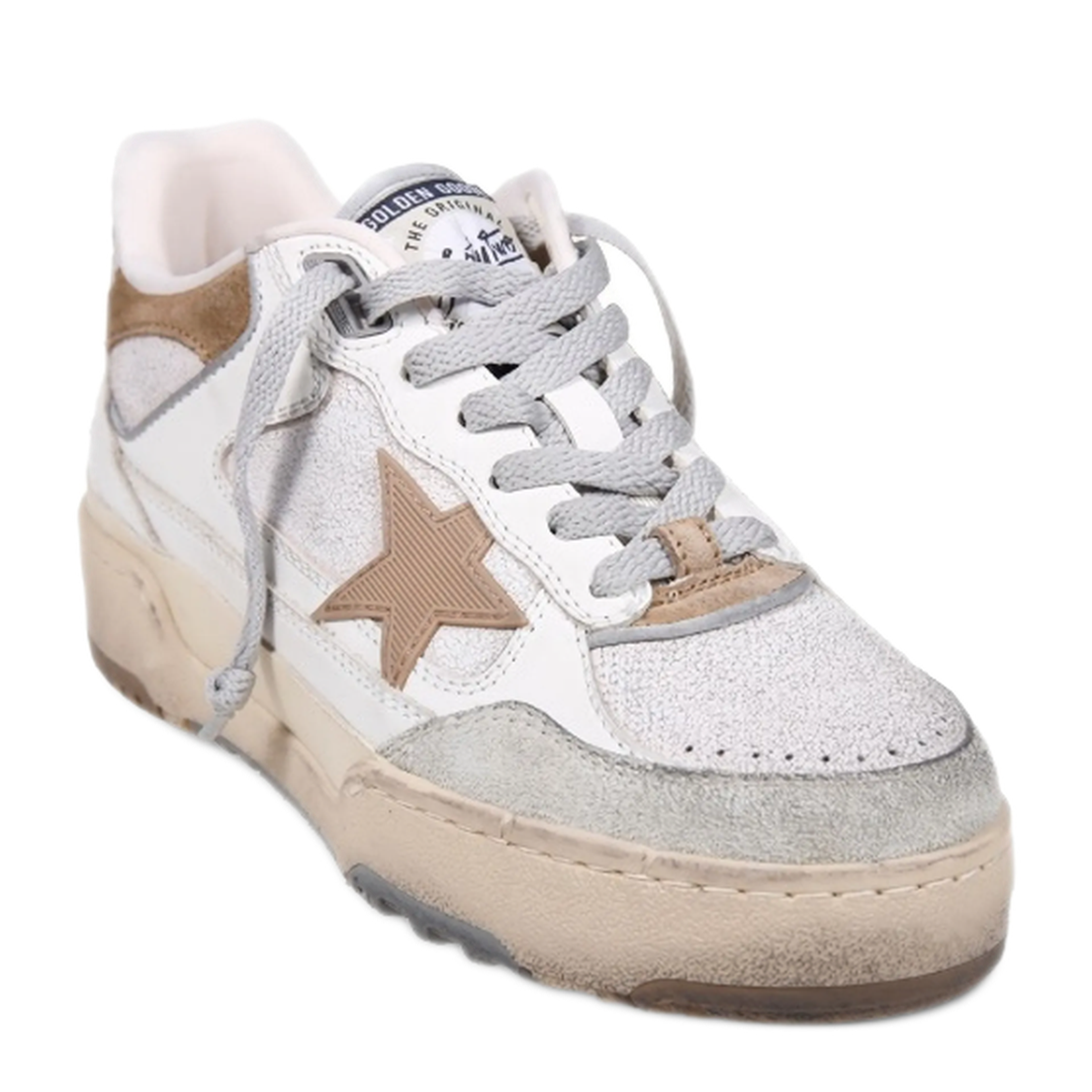 MAYFEYR - Golden Goose - Forty Two Leather Upper Suede Toe Heel And Spur Nylon Tongue Rubber Star - GWF00630F00795711981