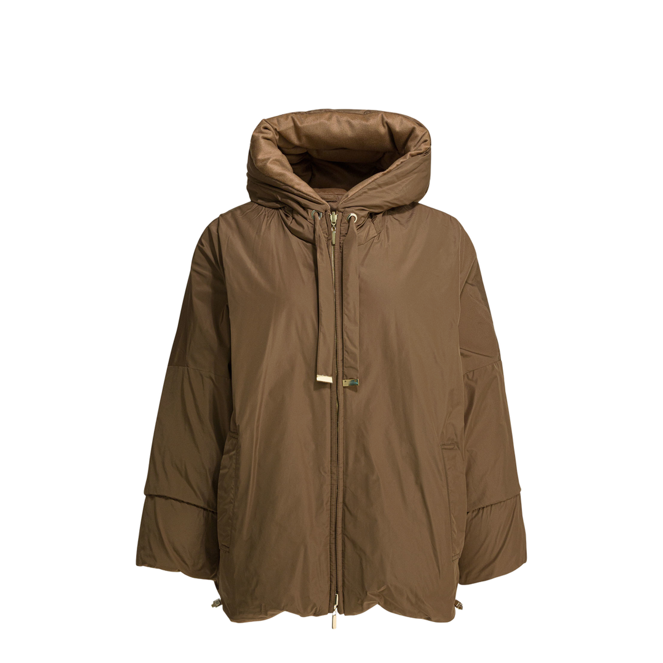MAYFEYR - Max Mara - Short Down Jacket In Camel Wool - 2529486035DESIDERIO001