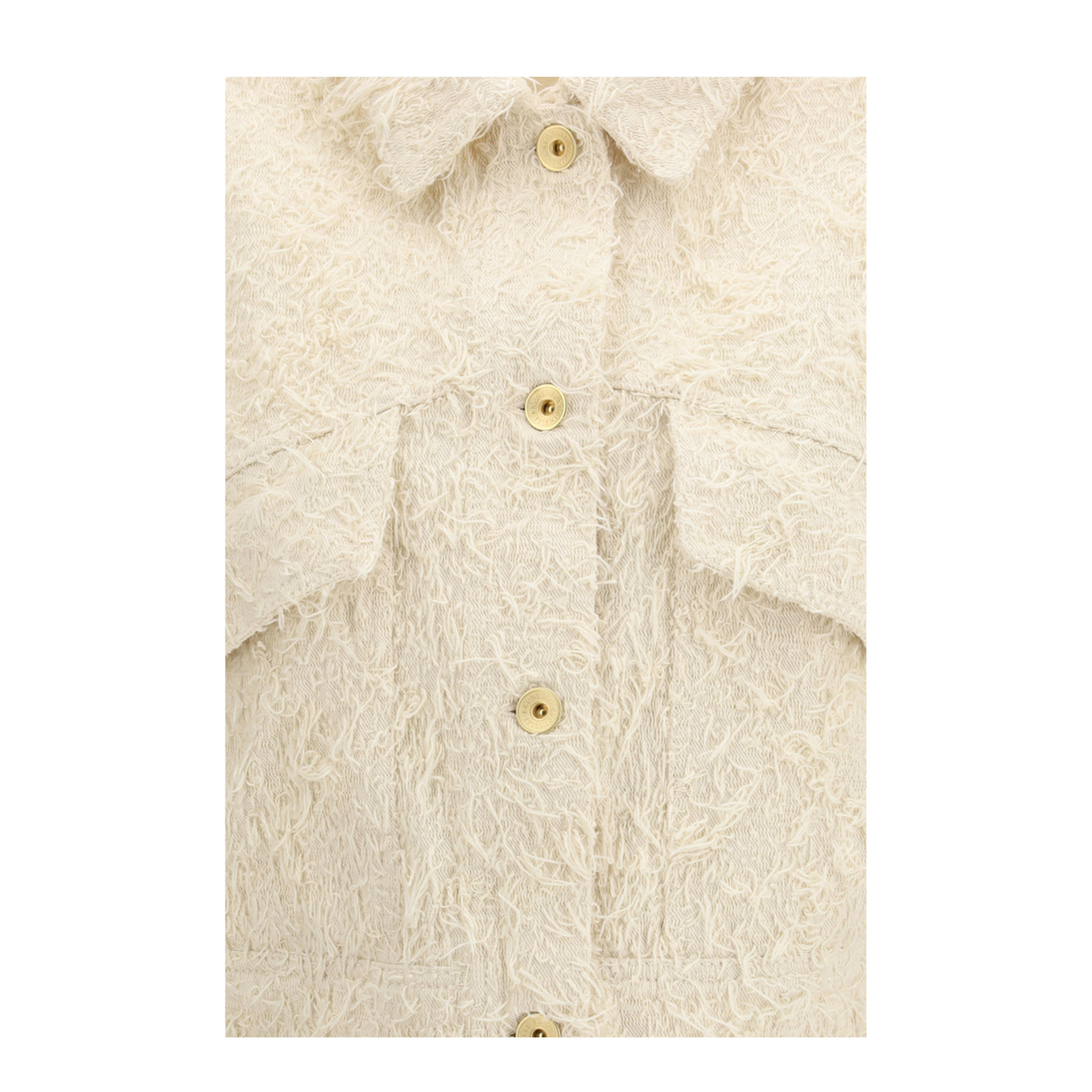 MAYFEYR - Brunello Cucinelli - Fuzzy Dyed Denim Outerwear Jacket With Monili - ML1217771