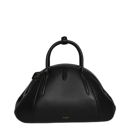 Purse Calfskin Top Handle Bag - Noir