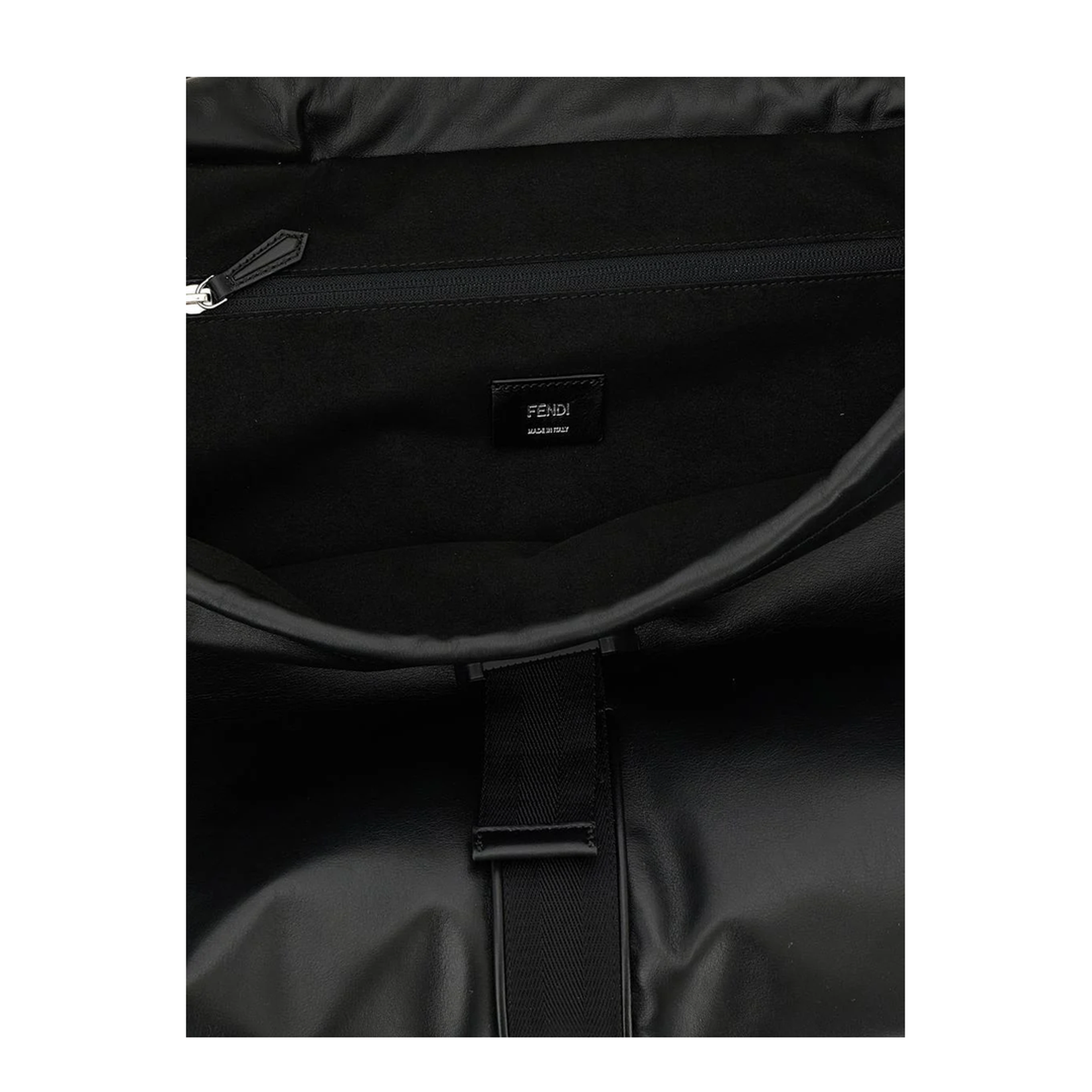 Flux Maxi Messenger Leather Black