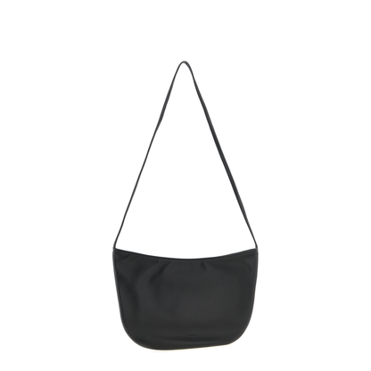 Black Leather Izzy Crossbody Bag