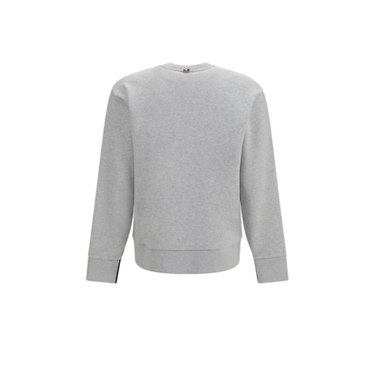 MAYFEYR - Thom Browne - Colorblock Crewneck Sweatshirt With 4 Bar Detail - MJT580A00535949