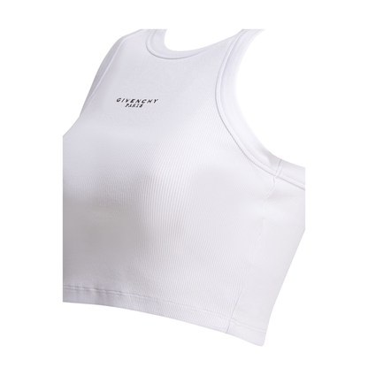 MAYFEYR - Givenchy - Cropped Tank Top With Logo - BW70FNP7BR100