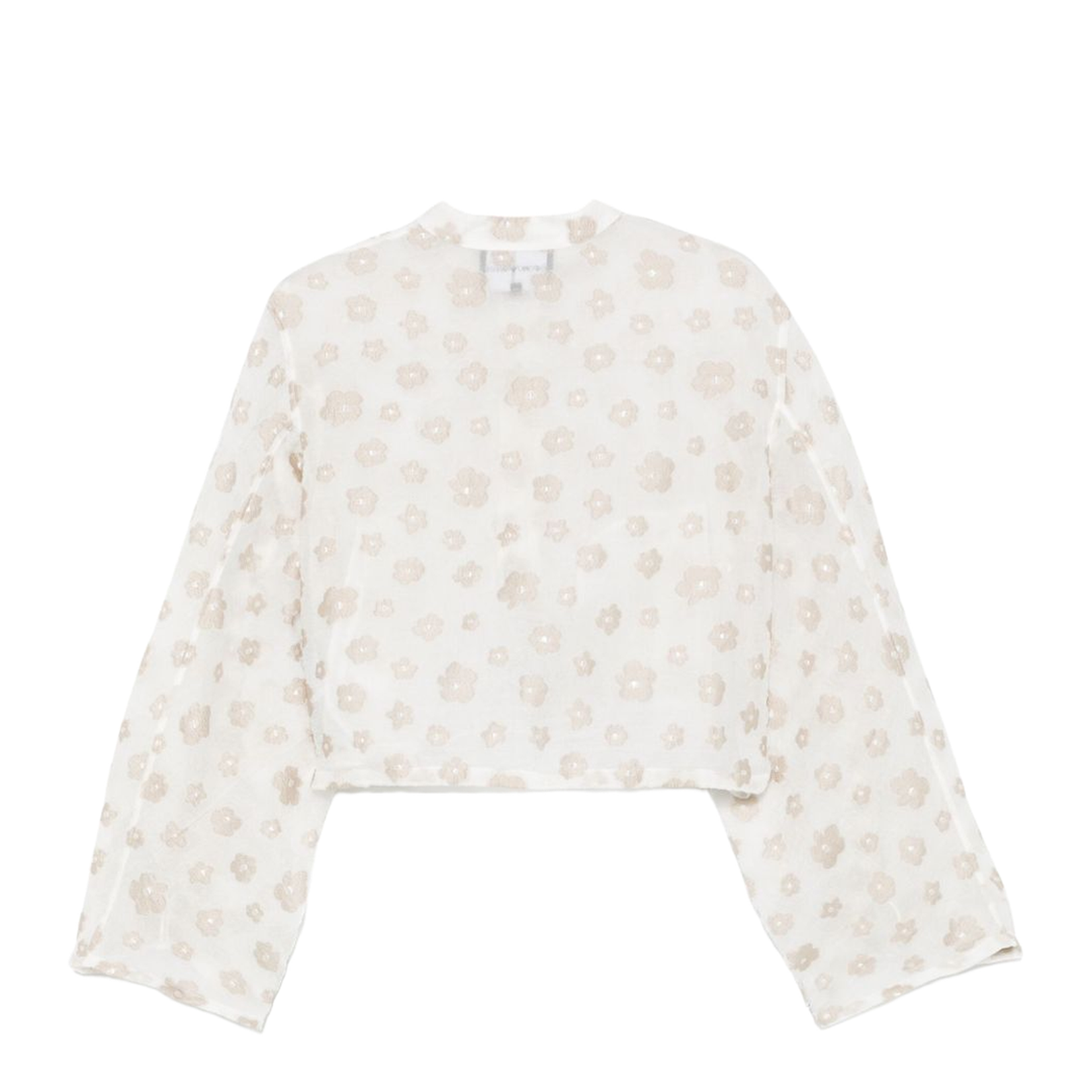 White Front Zip Shirt