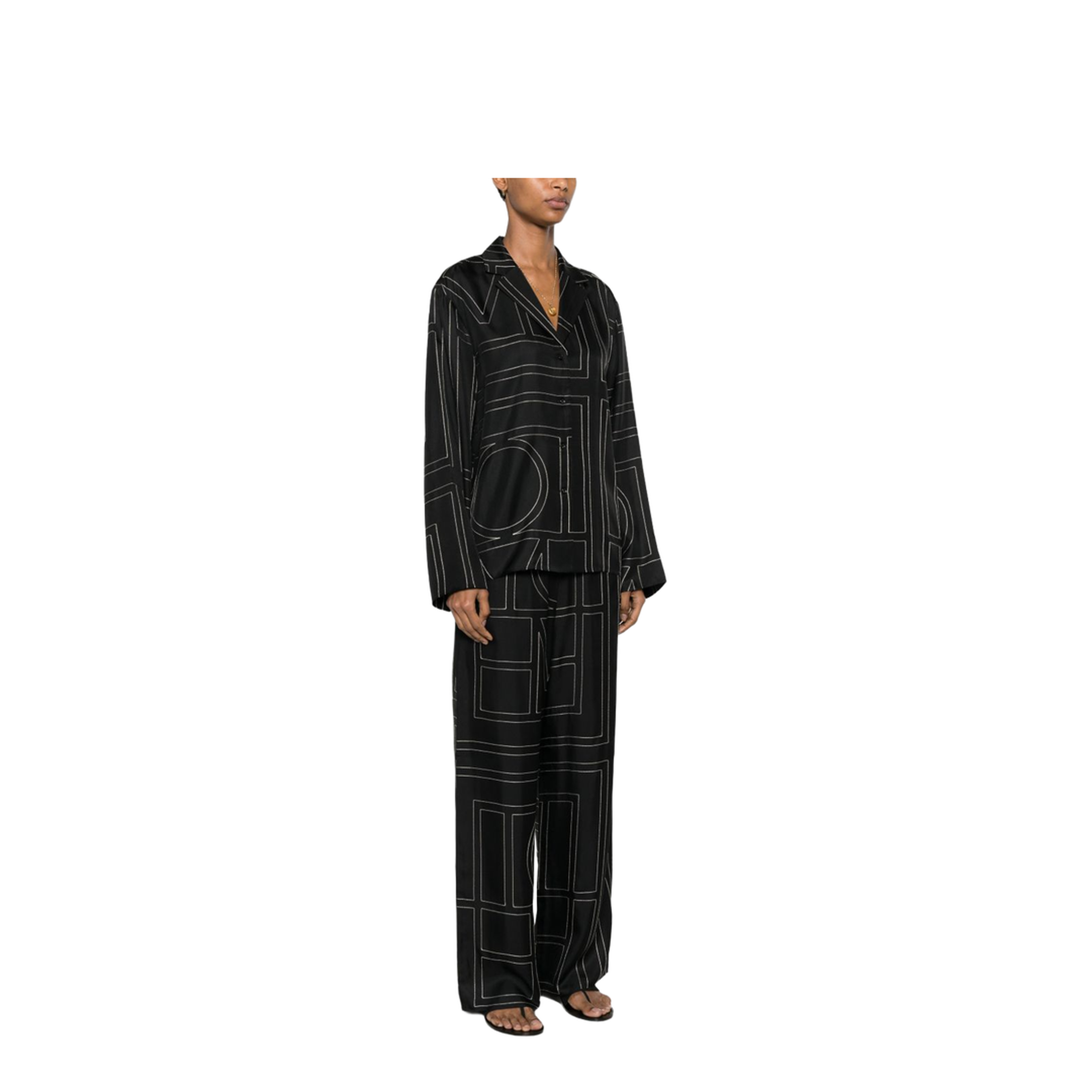 MAYFEYR - Toteme - Shirts Black - 263WRT0881FB0704001