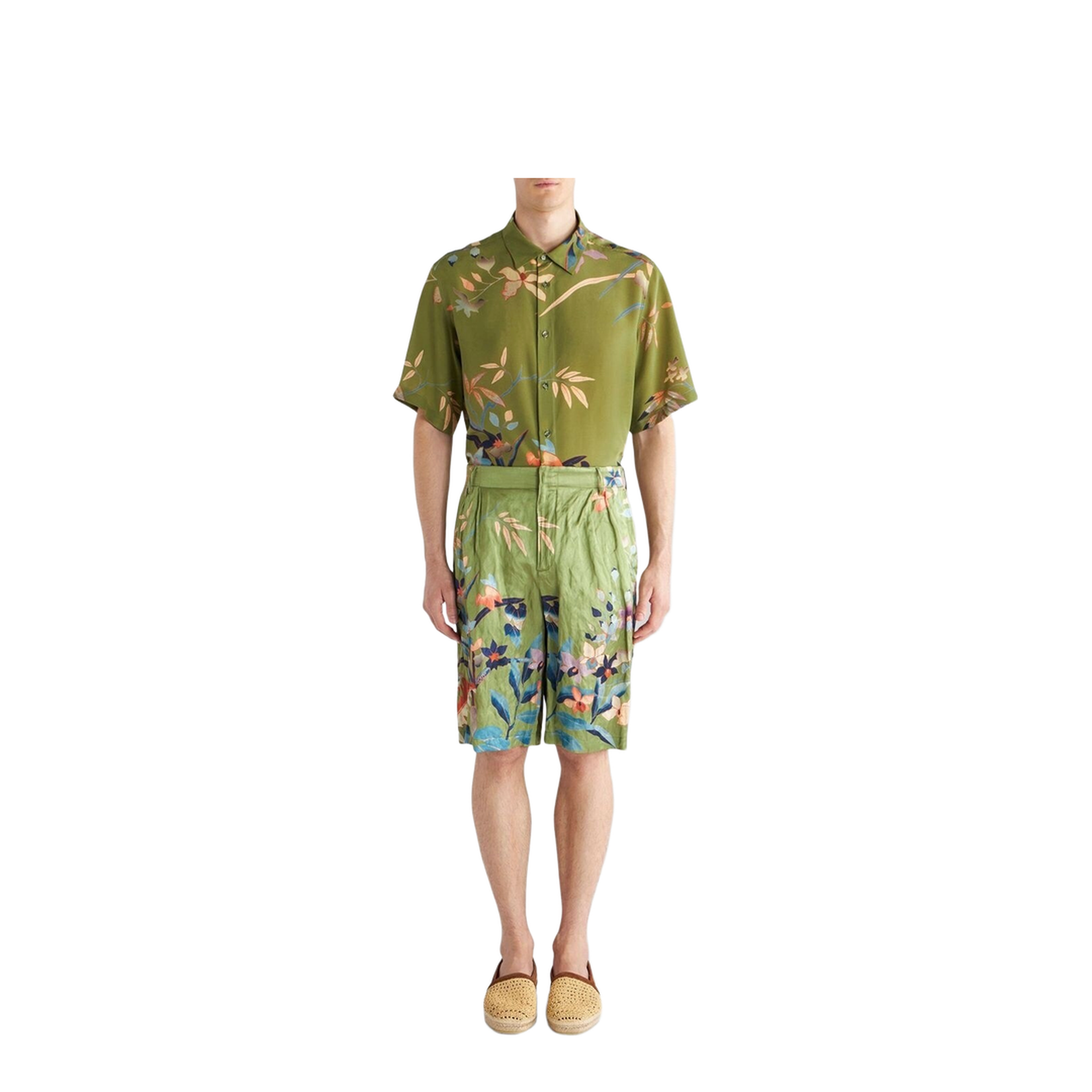 Floral-Print Deck Shorts
