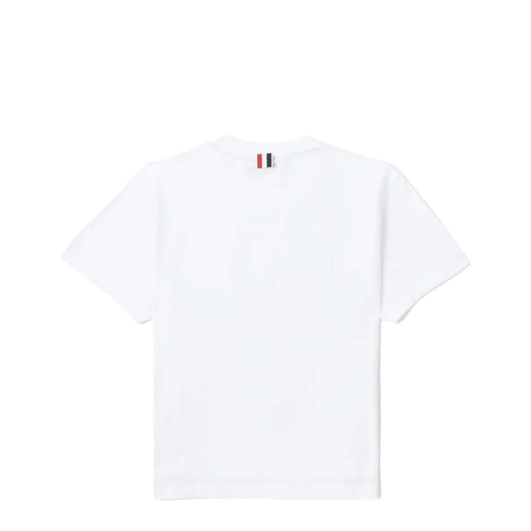 MAYFEYR - Thom Browne - Short Sleeve Boxy Fit Pocket Tee In Medium Weight Jersey - FJS123A00042100