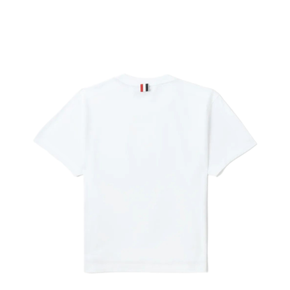 MAYFEYR - Thom Browne - Short Sleeve Boxy Fit Pocket Tee In Medium Weight Jersey - FJS123A00042100