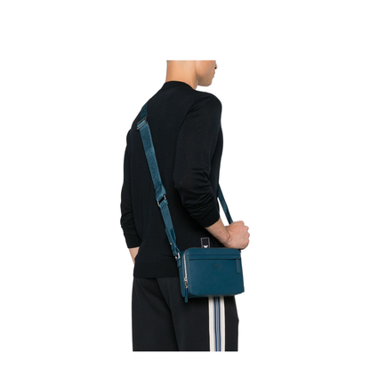 Regenerated Saffiano Leather Mini Camera Bag
