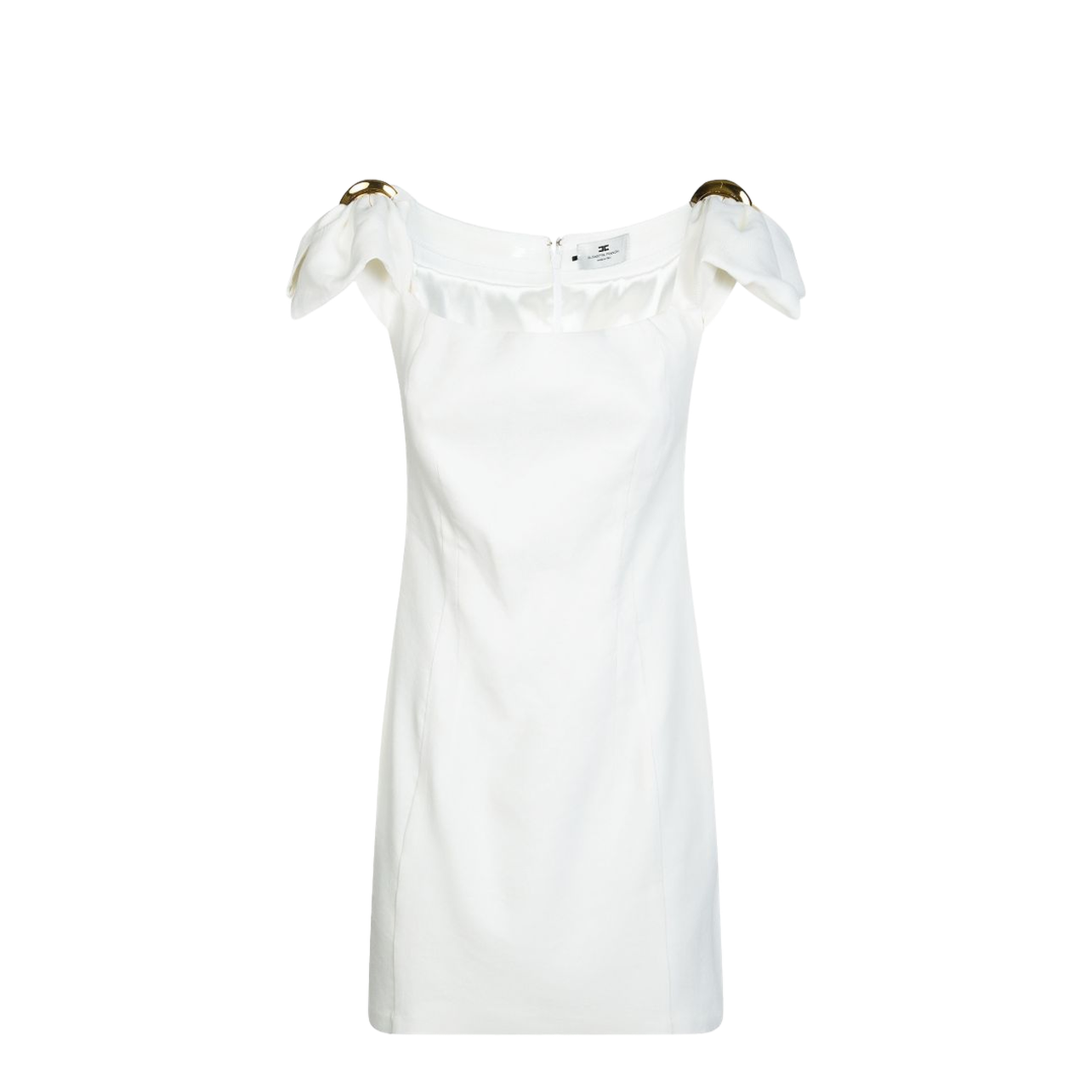 MAYFEYR - Elisabetta Franchi - Dresses Ivory - AB96862E2360
