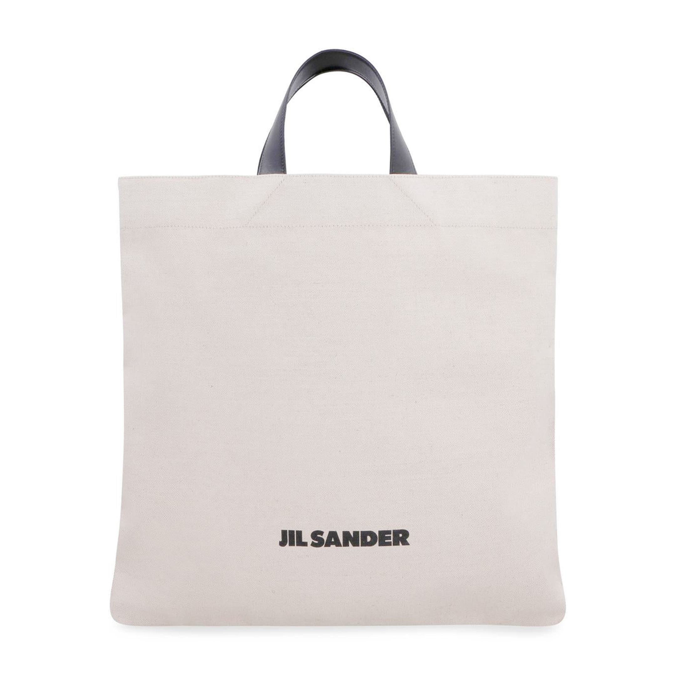 Logo-print Linen Tote Bag