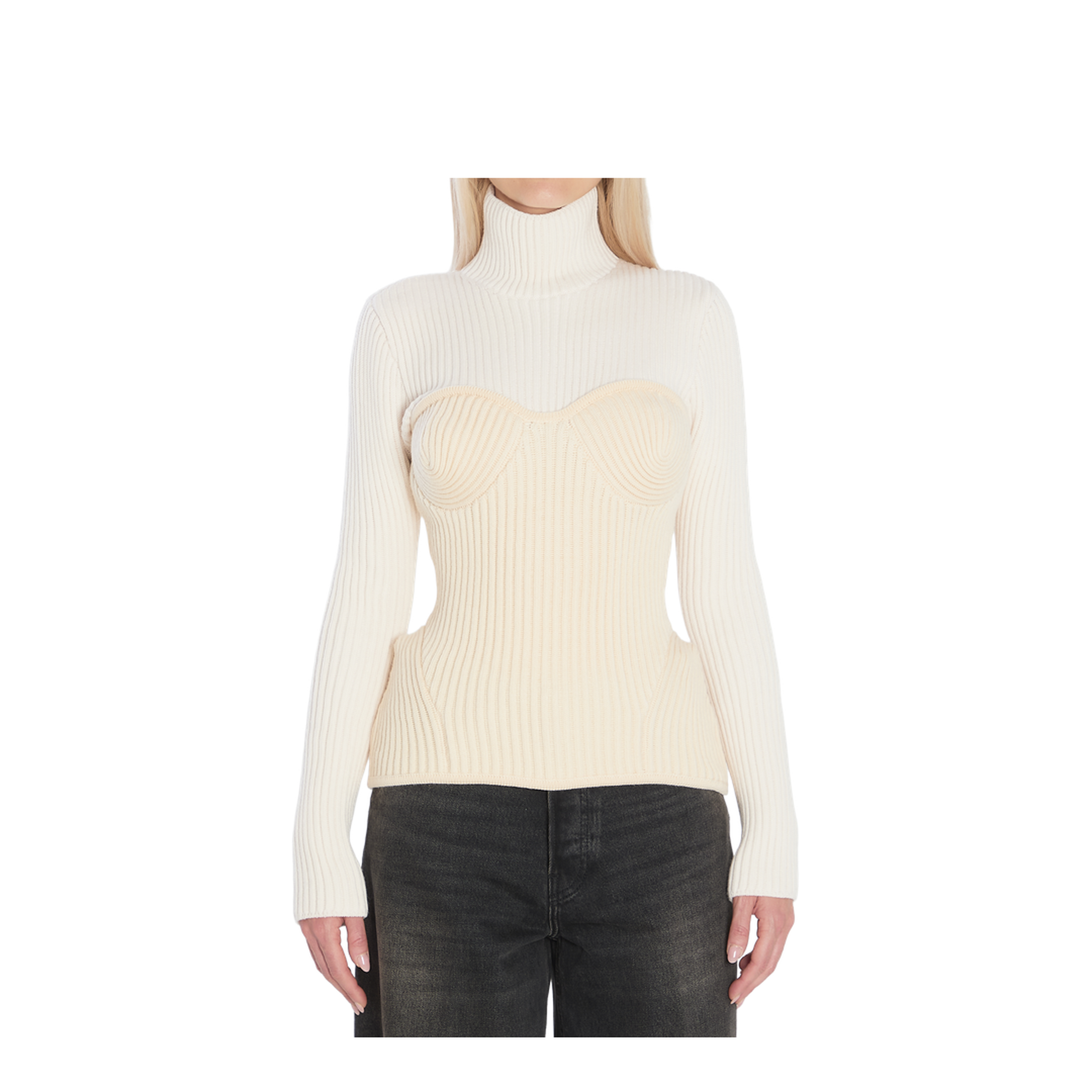 Ribbed Knit Pullover