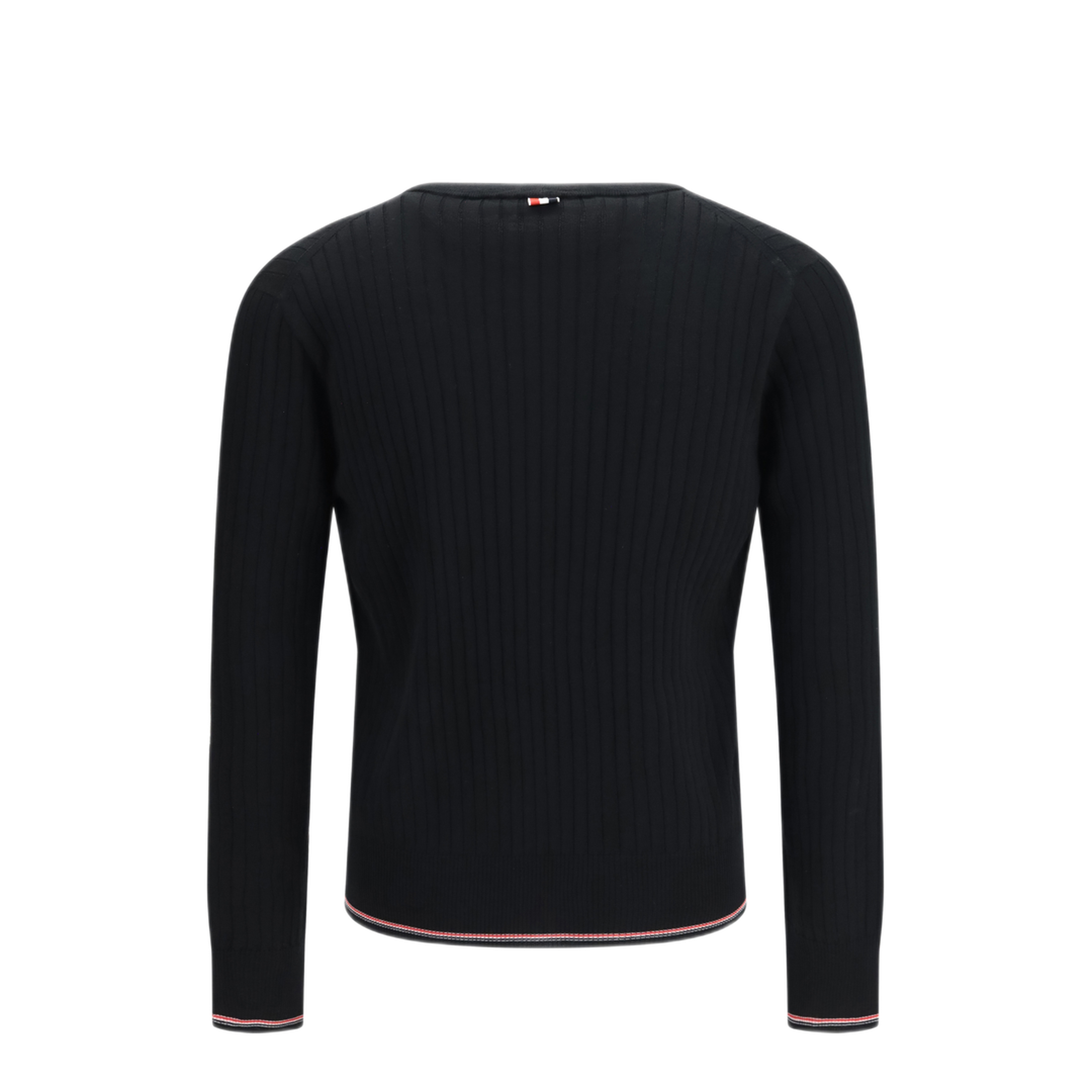MAYFEYR - Thom Browne - Ribbed Merino Wool Cardigan - MKC648AY1055