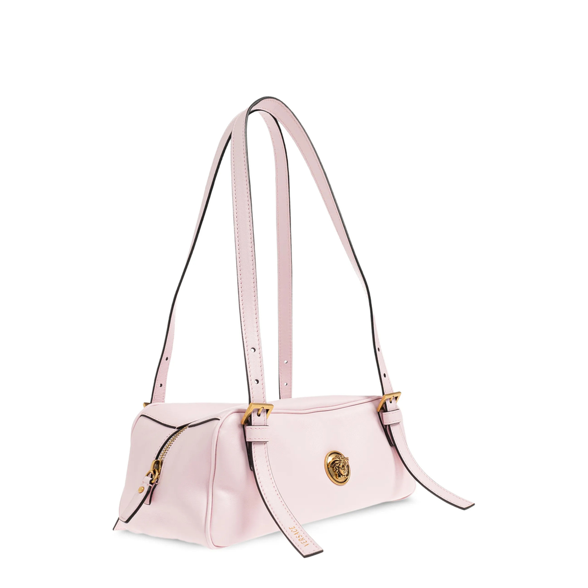 Emblème Nappa Leather Bowling Bag - Pink