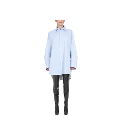 Shirt with Curved Back