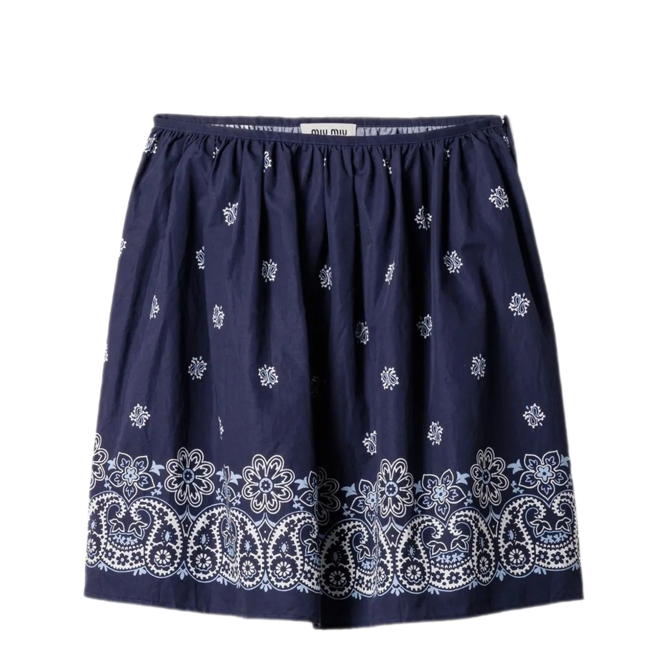 MAYFEYR - Miu Miu - Flame Poplin Skirt - MG2425SOOO17X0F022X