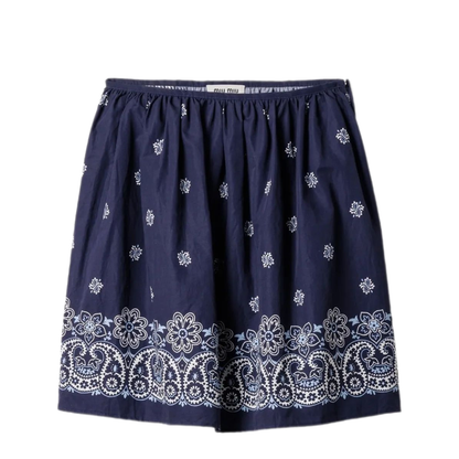 MAYFEYR - Miu Miu - Flame Poplin Skirt - MG2425SOOO17X0F022X