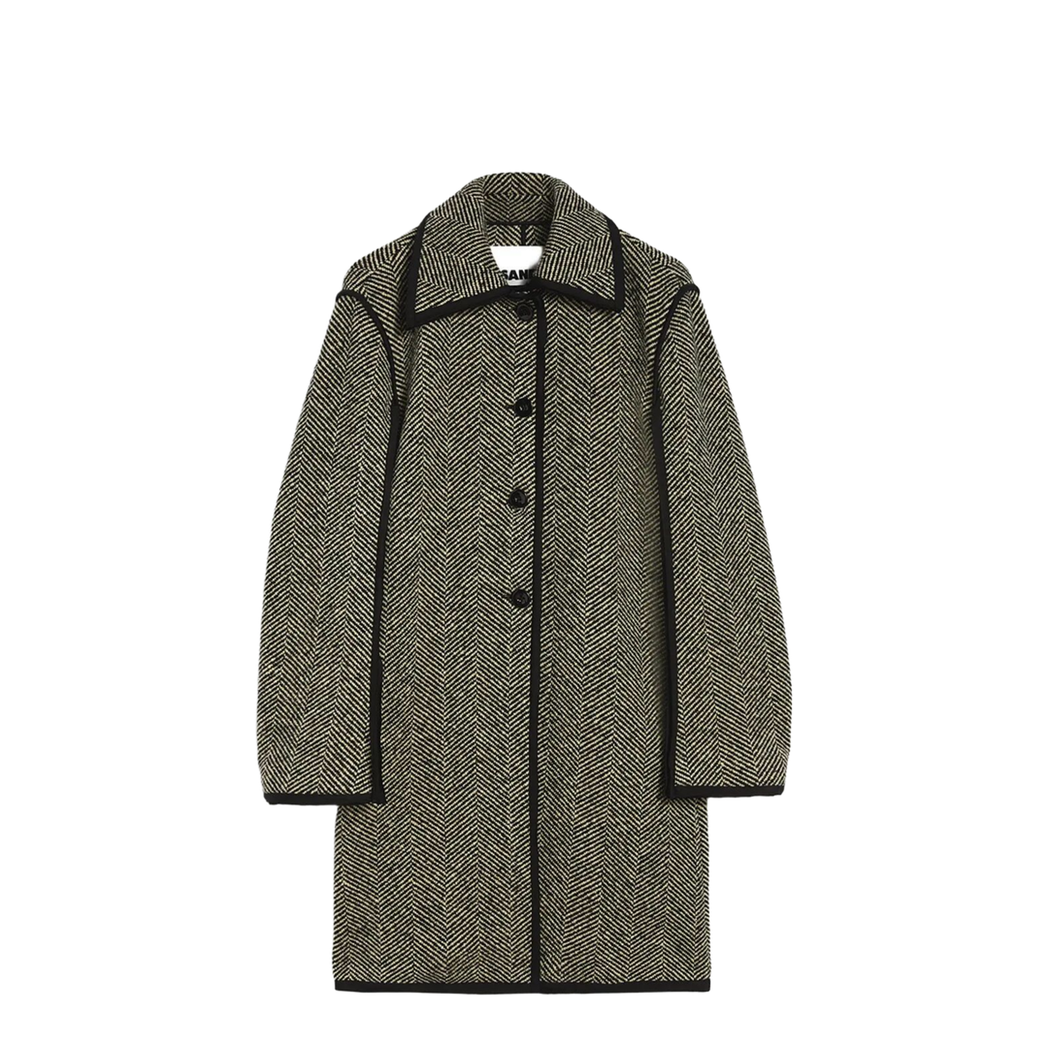 Wool Tweed Coat