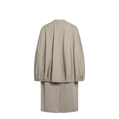 MAYFEYR - Toteme - Beige Cotton Cape Coat - 262-WRO0289FB0605072
