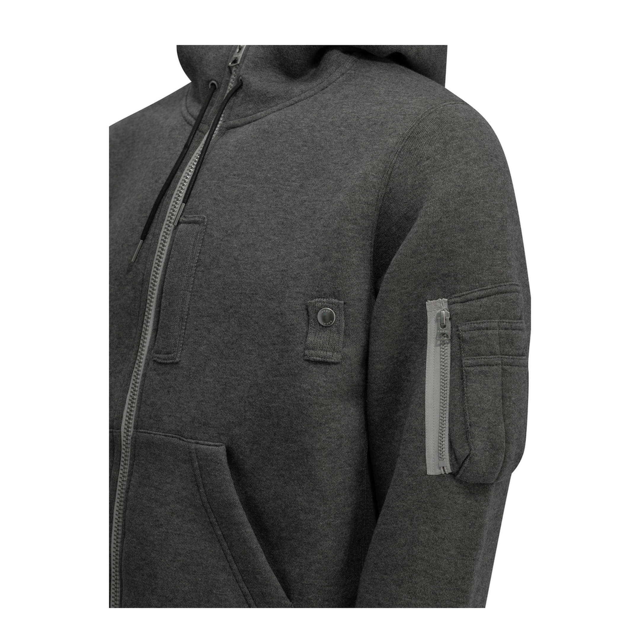 MAYFEYR - Sacai - Zip Up Hooded Sweatshirt - 2604126M301