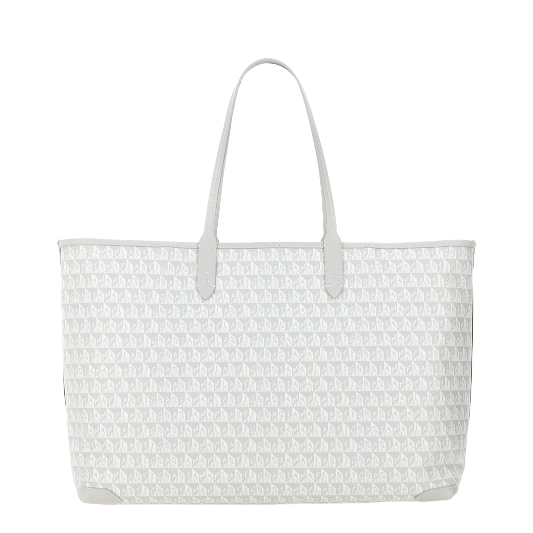 I Am A Plastic Bag Wink Zipped Tote - Frost