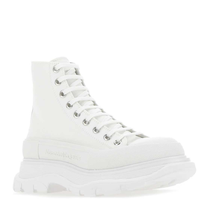 MAYFEYR - Alexander Mcqueen - White Canvas Sack Sneakers - 705659W4MV29000