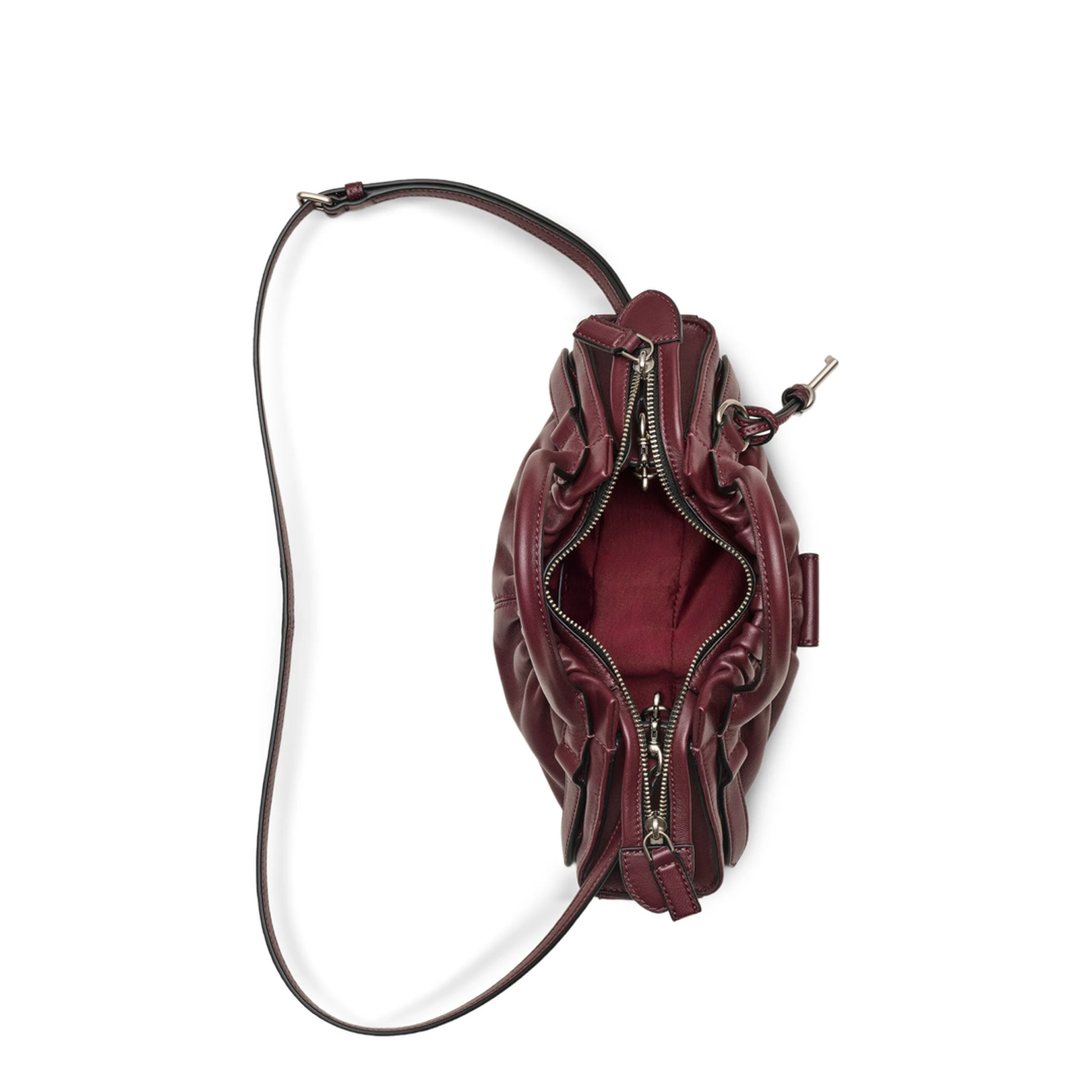 Small Satchel Leather Shoulder Bag