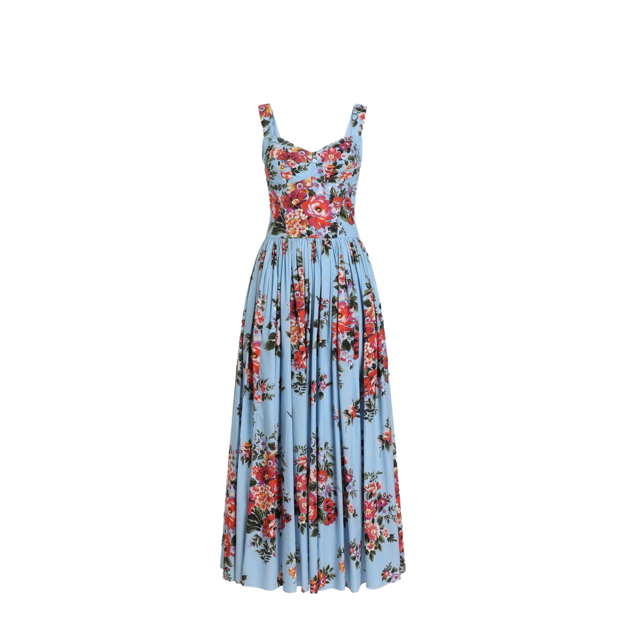 Maxi Dress with Floral Print