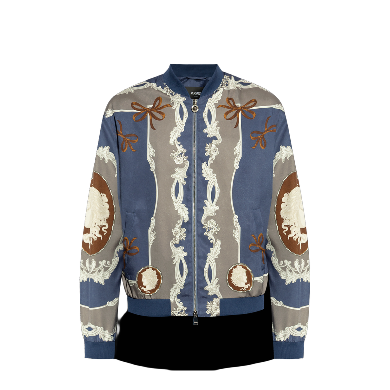 Medusa Print Bomber Jacket