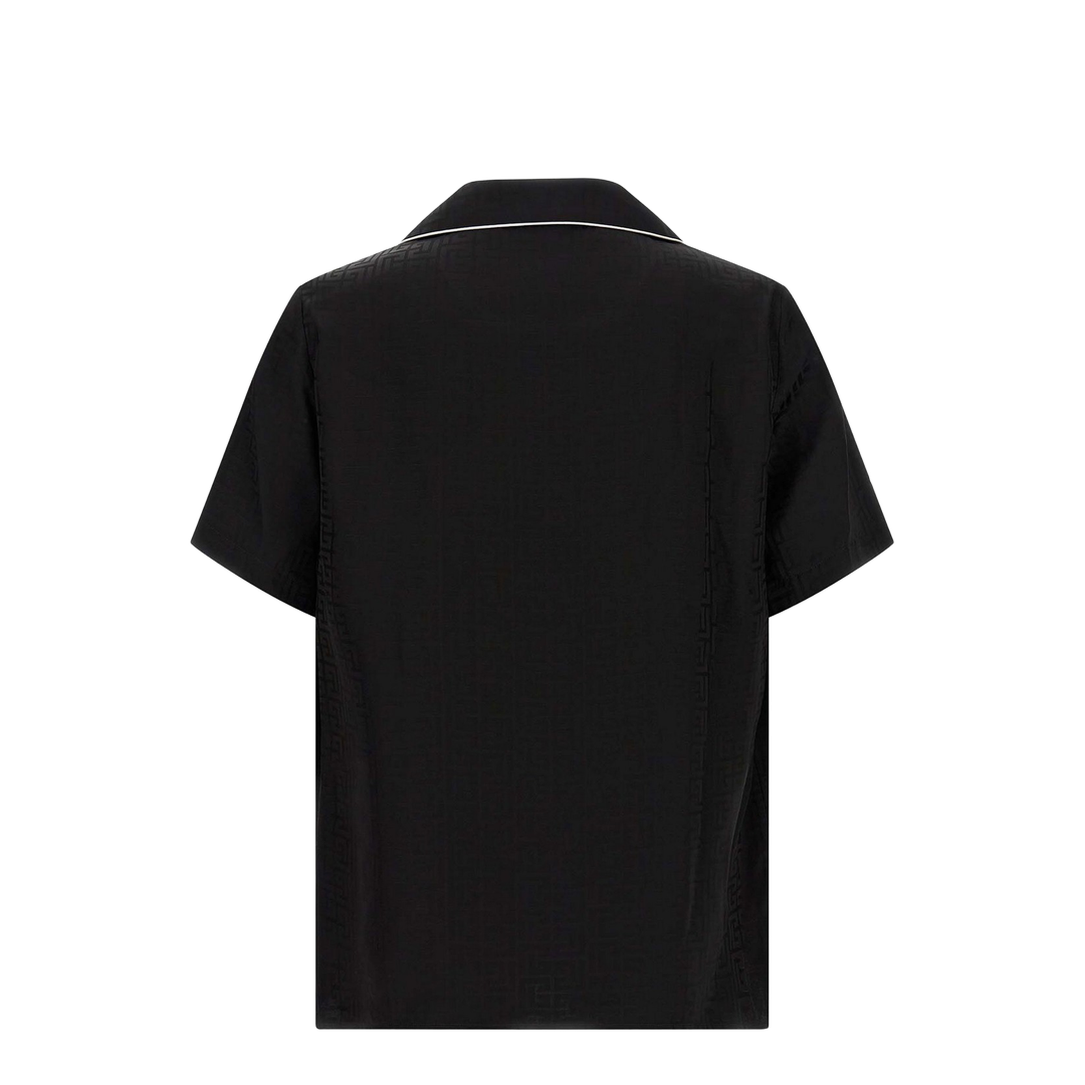 Varsity Pyjama Shirt Black