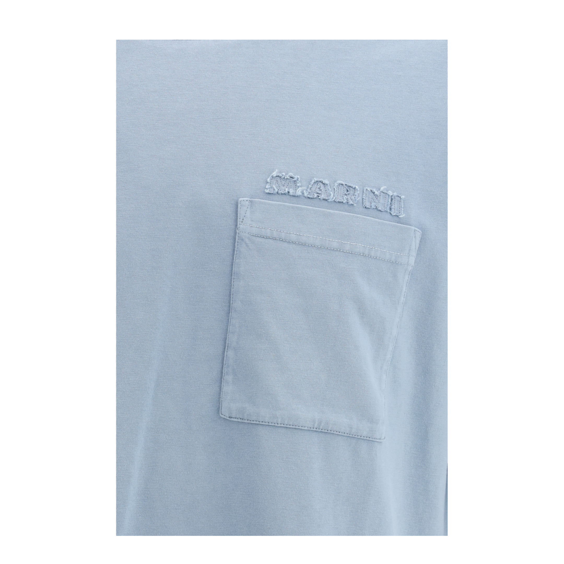 MAYFEYR - Marni - Cotton Jersey T Shirt With Chest Pocket - HUMU0358GXUSCY94TCB31
