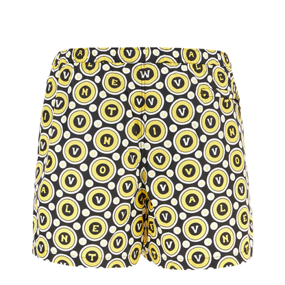 Printed nylon swimming shorts