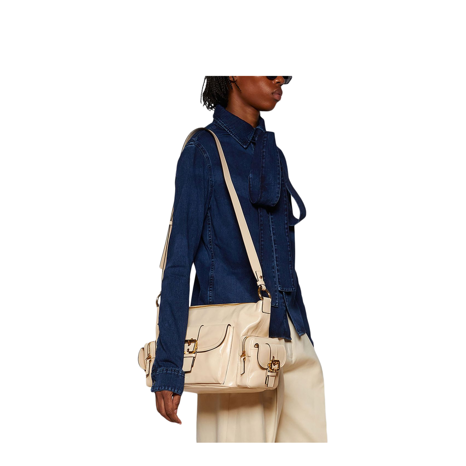 Leather camera bag